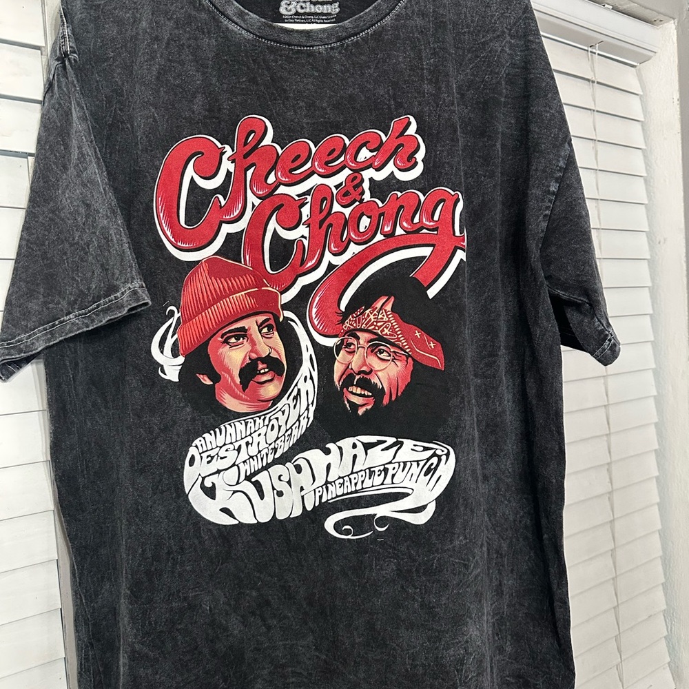 Check & Chong Graphic T-Shirt - Black